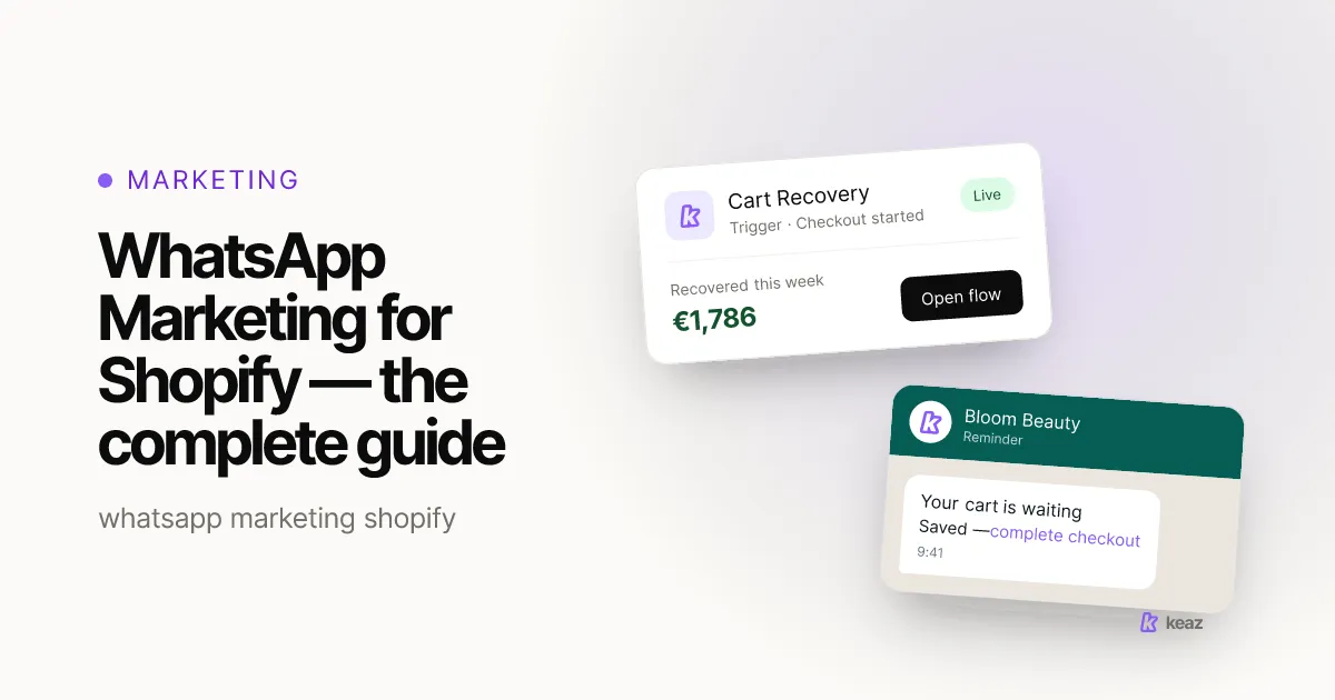 WhatsApp Marketing for Shopify — the complete guide